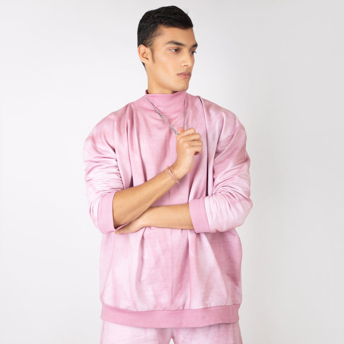 Men's Pink Tye-dye Set