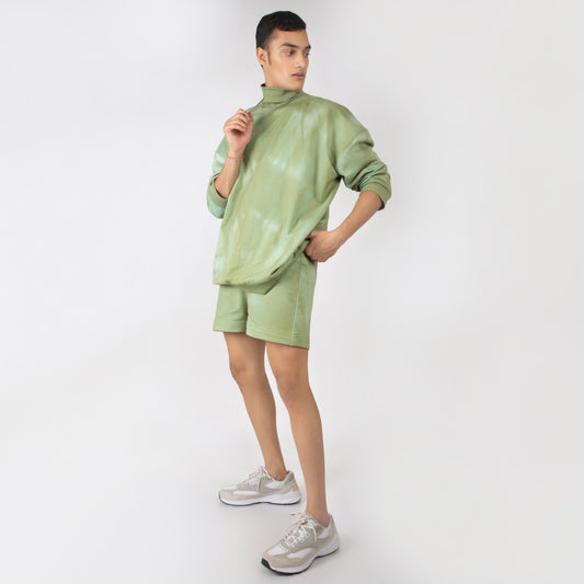 Men's Green Tye-dye Set