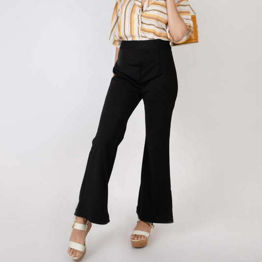 Classic Black Flared Pants Type-2