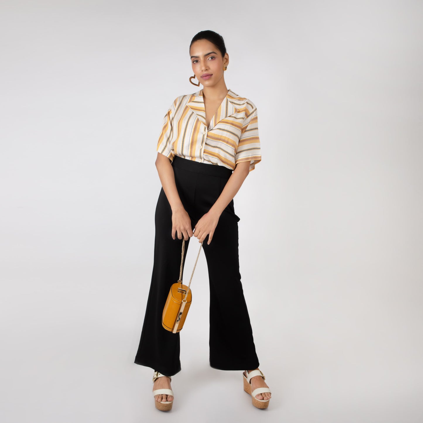 Classic Black Flared Pants Type-2